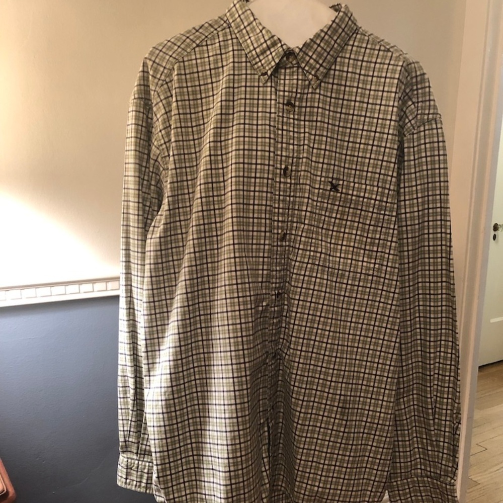 EUC - Men's Eddie Bauer Flannel Button Down size L